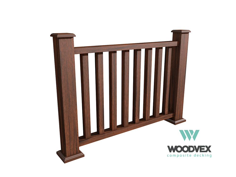 Ограждение Woodvex палисандр купить в Нижнем Новгороде